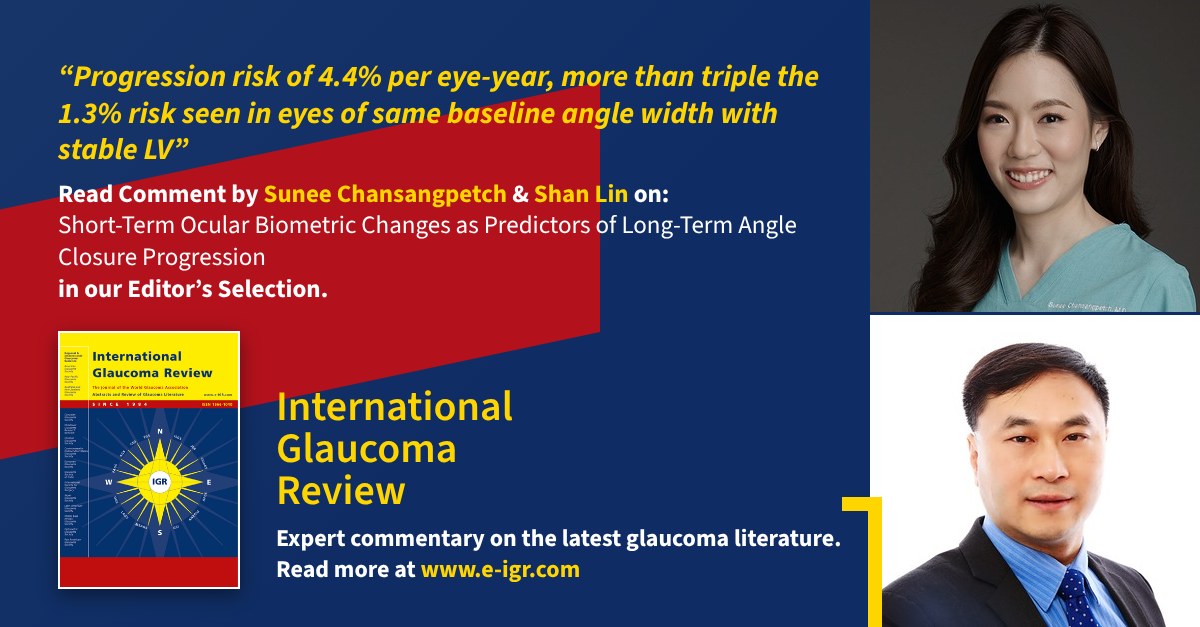 progression risk of 4.4% per eye-year, more than triple the 1.3% risk seen in eyes of same baseline angle width with stable LV