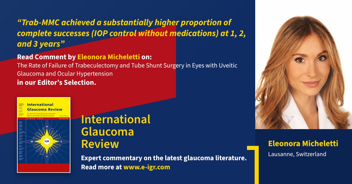 Trab-MMC achieved a substantially higher proportion of complete successes (IOP control without medications) at 1, 2, and 3 years